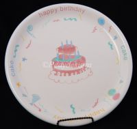 Lillian Vernon Celebration HAPPY BIRTHDAY Cake Platter